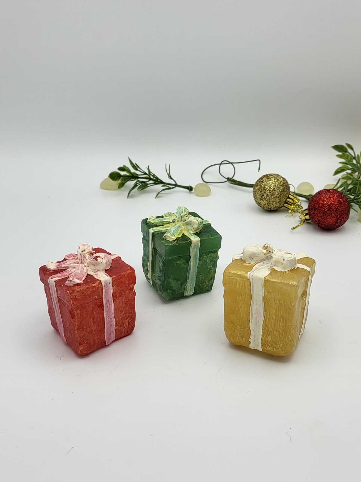 Gift Box Holiday Season Candle