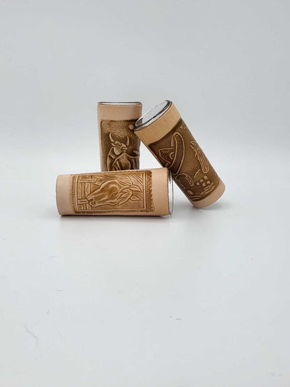 Tequila Shot Glasses Coated with Leather