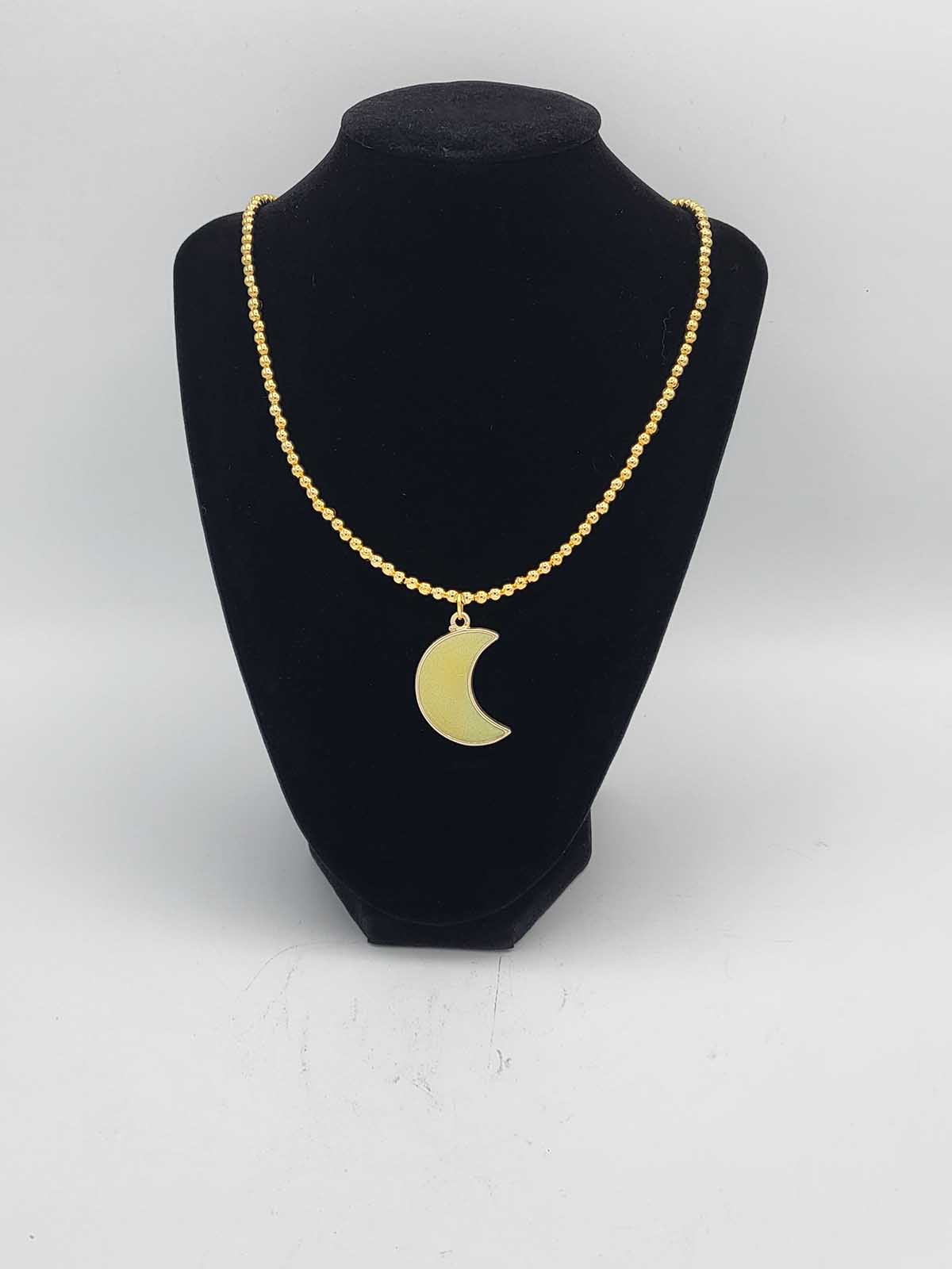 Moon Pendant Necklace